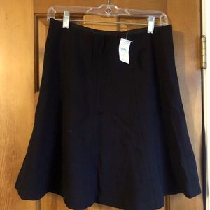 NWT, Loft black tulip skirt, Size M
